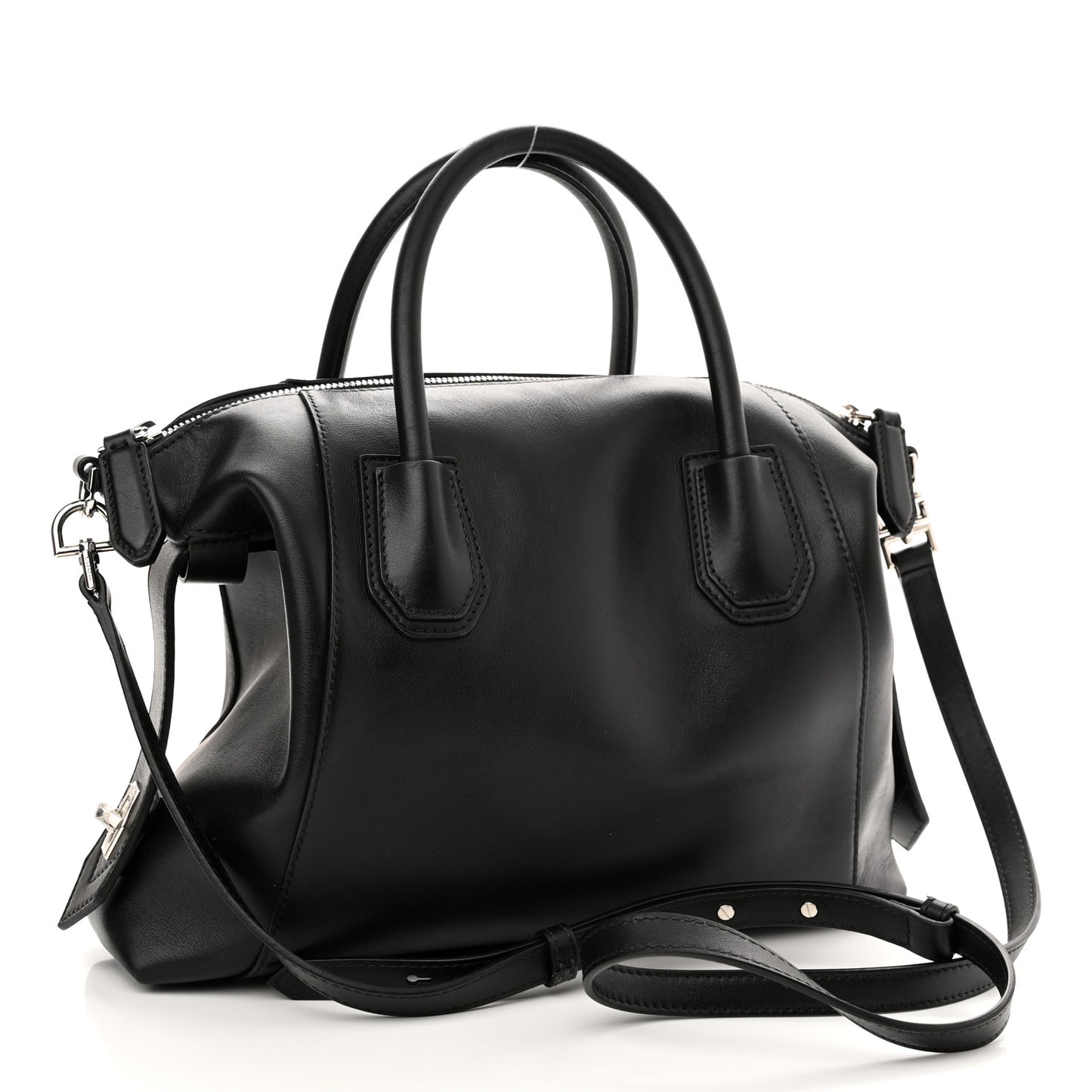 Smooth Calfskin Small Soft Antigona Black