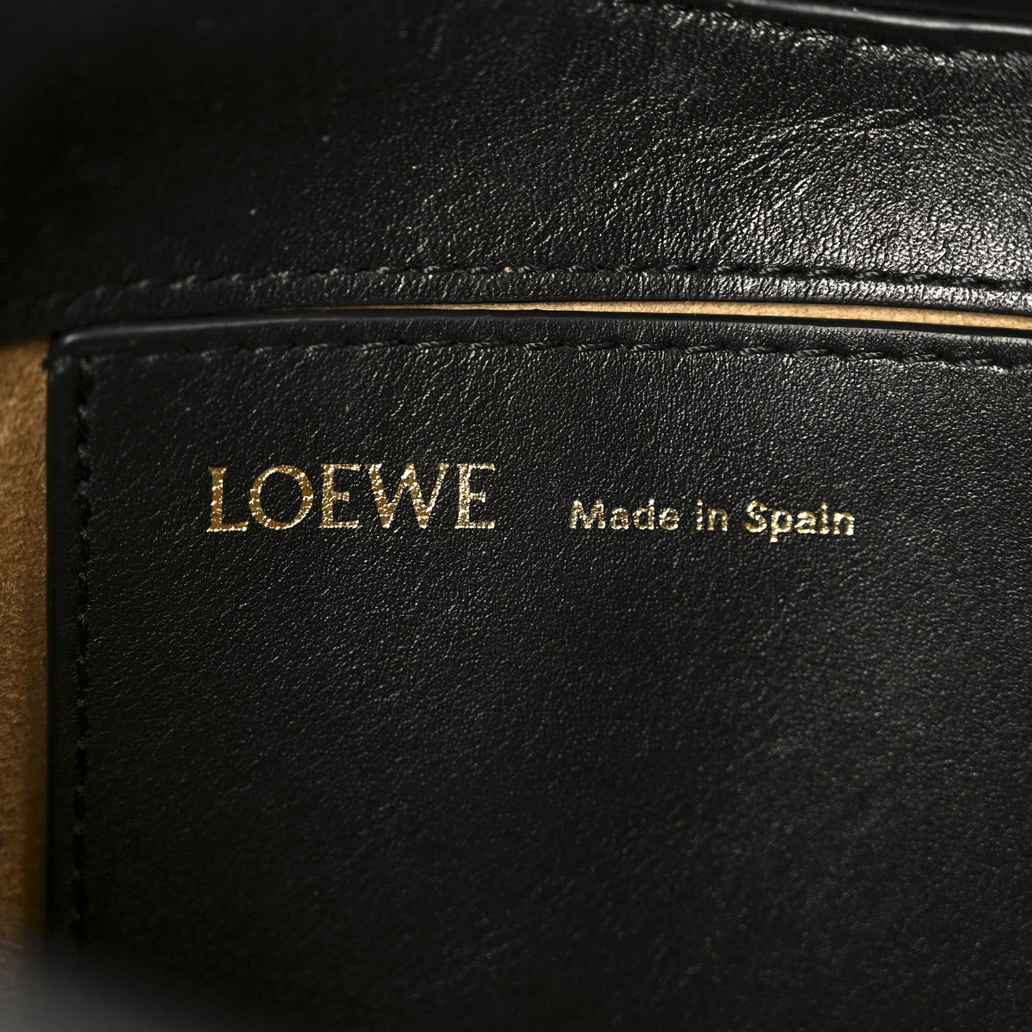 Loewe Shiny Nappa Calfskin Paseo Satchel Black 6 of 9