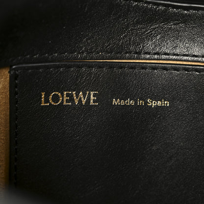 Loewe Shiny Nappa Calfskin Paseo Satchel Black 6 of 9