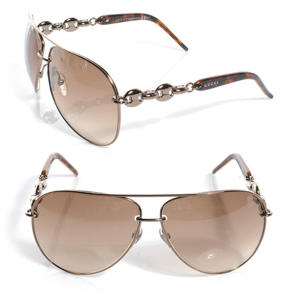 Gucci Aviator Sunglasses 4225S Tortoise 1 of 5