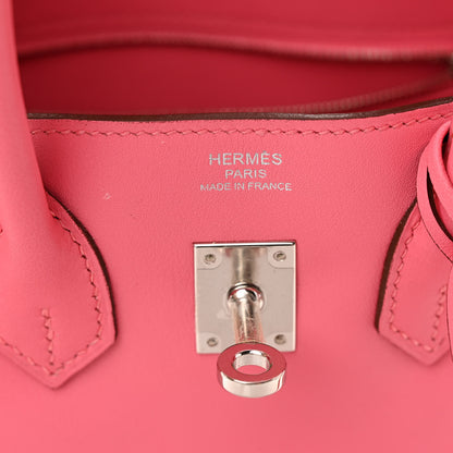 Hermes Swift Birkin 25 Rose Azalee 6 of 10
