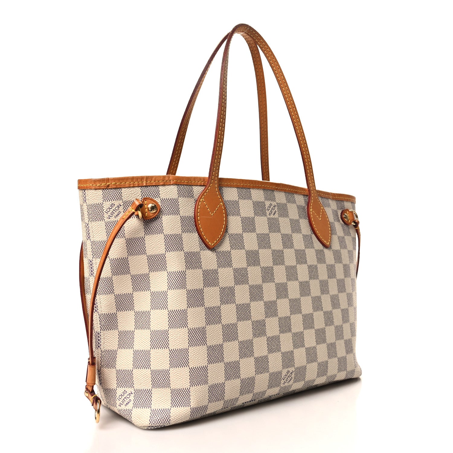 Louis Vuitton Damier Azur Neverfull PM 3 of 12