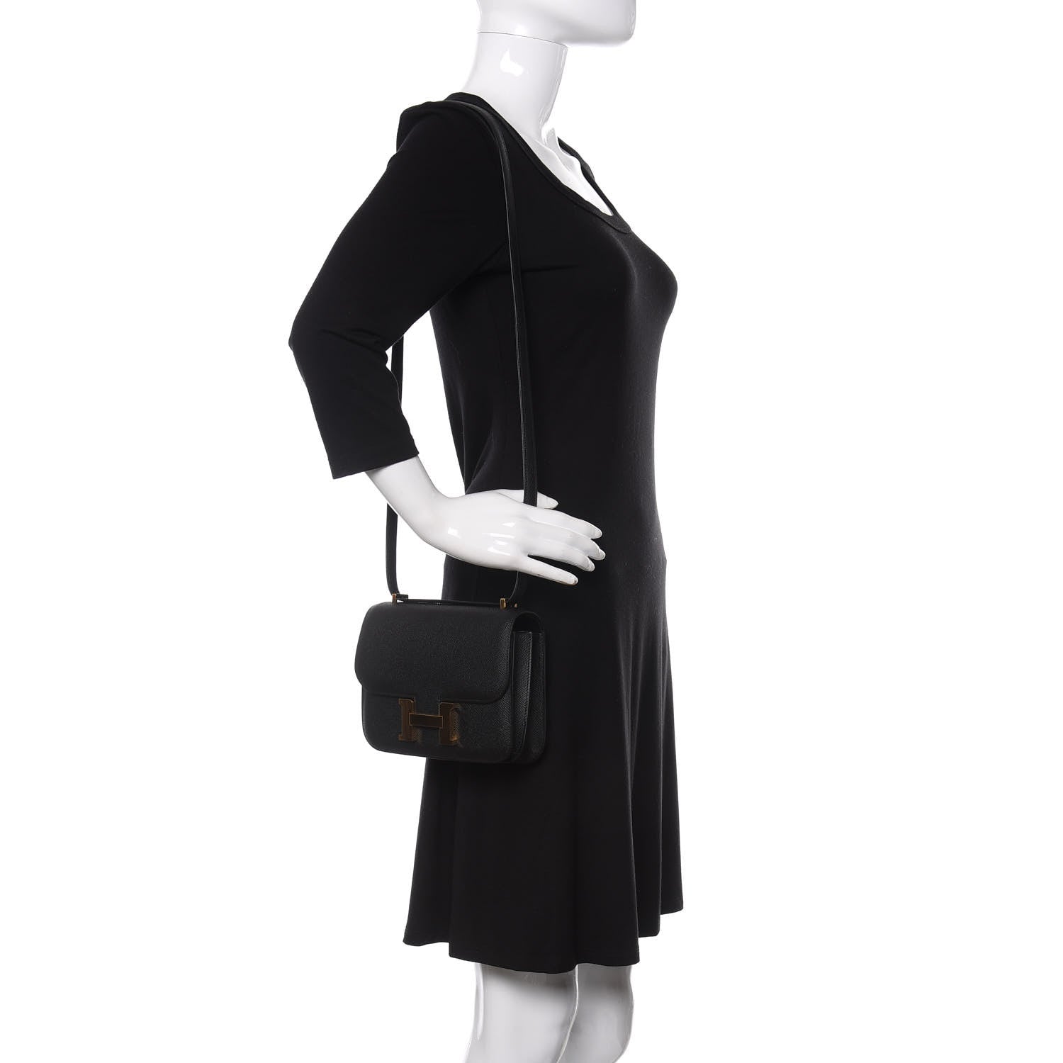 Hermes Epsom Constance 18 Black 2 of 21