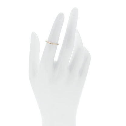 Tiffany 18K Yellow Gold Diamond Metro Band Ring 49 5 2 of 5