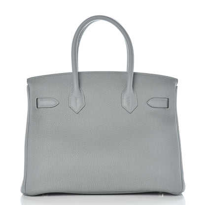 Hermes Togo Birkin 30 Bleu Glacier 4 of 38