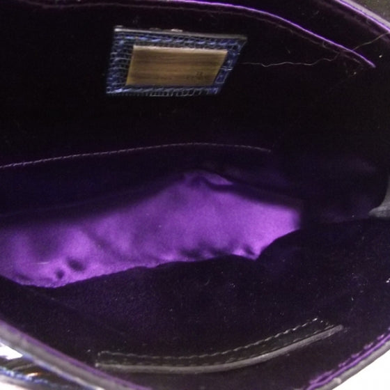 Snakeskin Sequin Mini B Bag