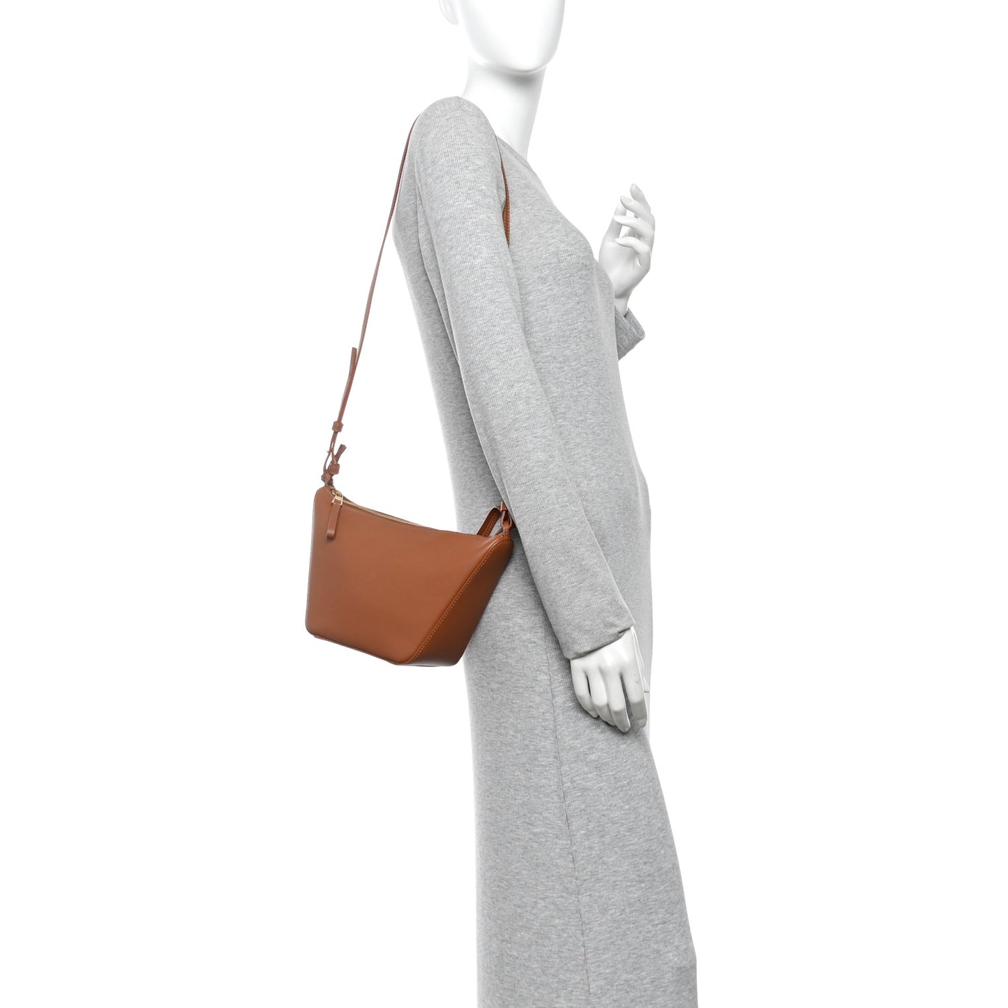 Calfskin Mini Hammock Hobo Tan