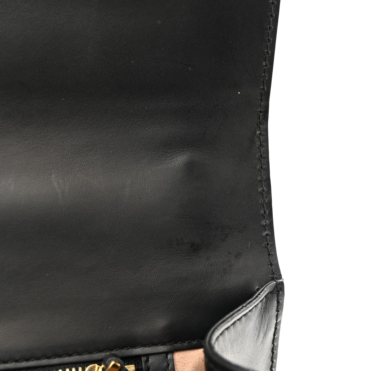 Guccissima Medium Padlock Shoulder Bag Black