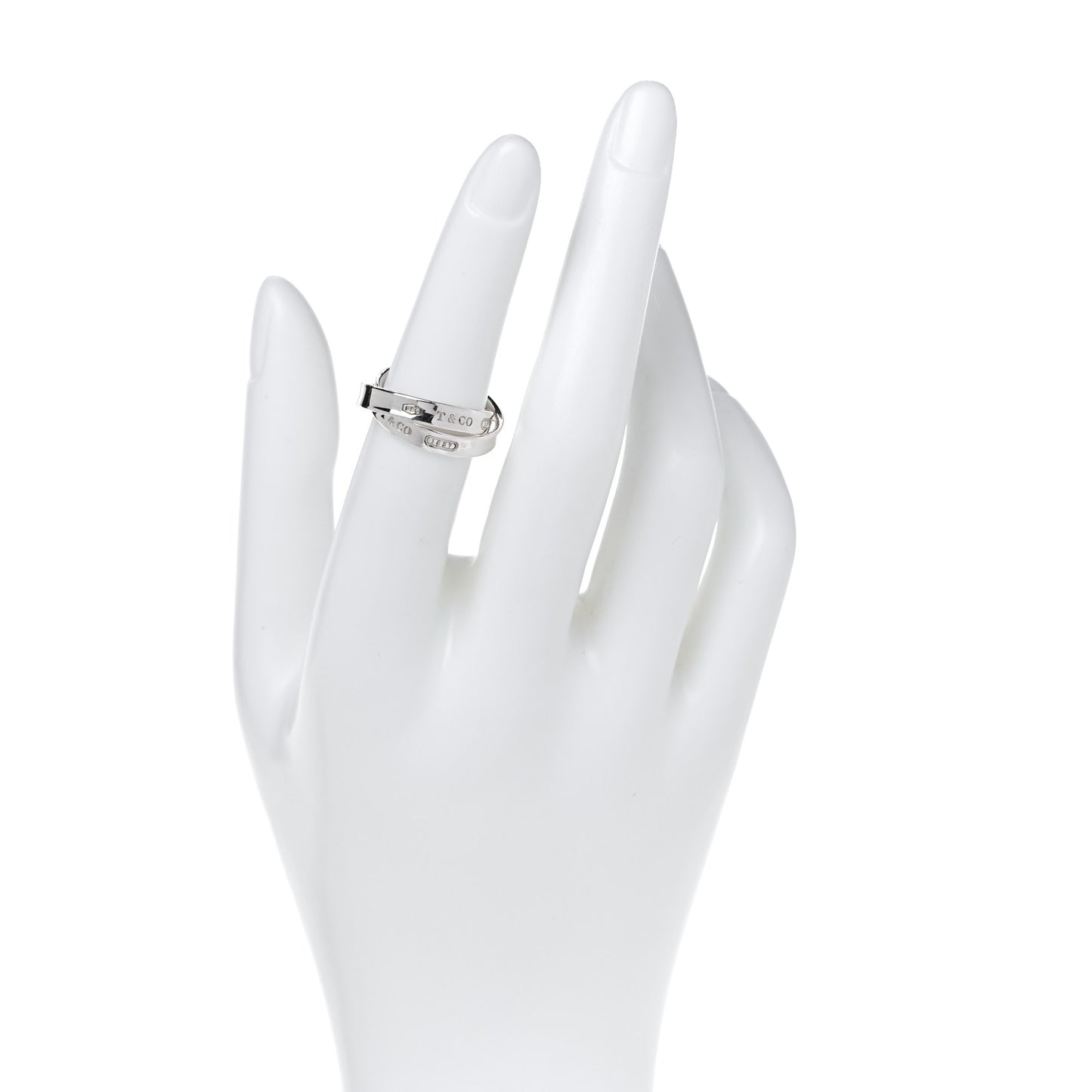 Sterling Silver 1837 Interlocking Ring 49 5