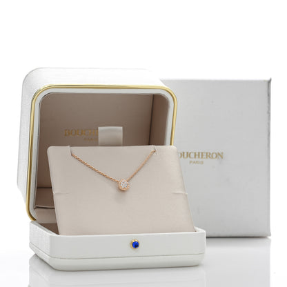 Boucheron 18K Rose Gold Diamond XS Serpent Boheme Necklace 6 of 6