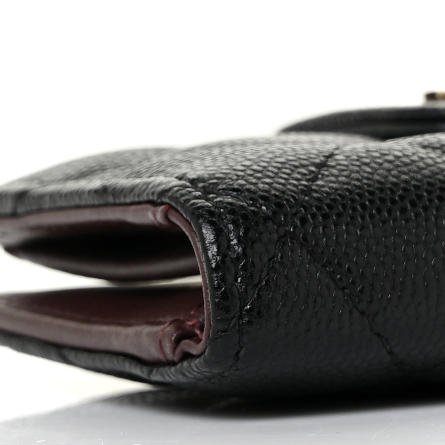 Caviar Quilted Small Classic Wallet Black