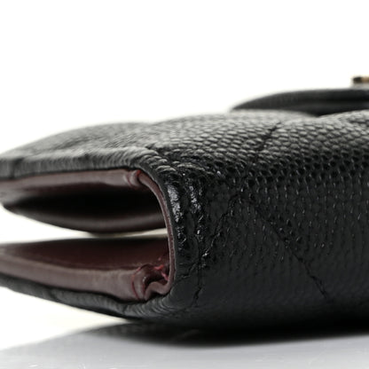 Chanel Caviar Quilted Small Classic Wallet Black 7 of 9