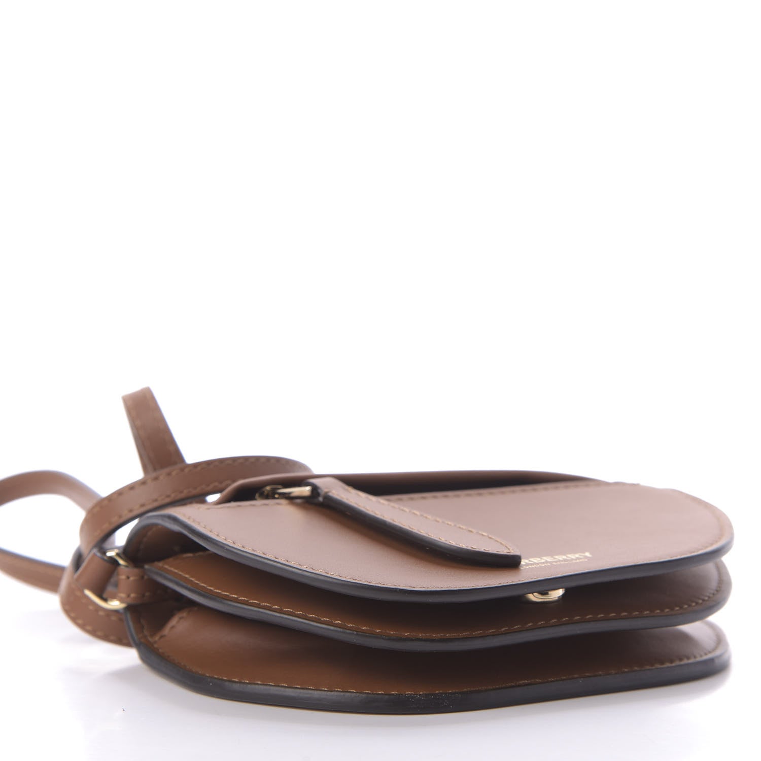 Burberry Calfskin Micro Olympia Card Case Warm Tan 4 of 9