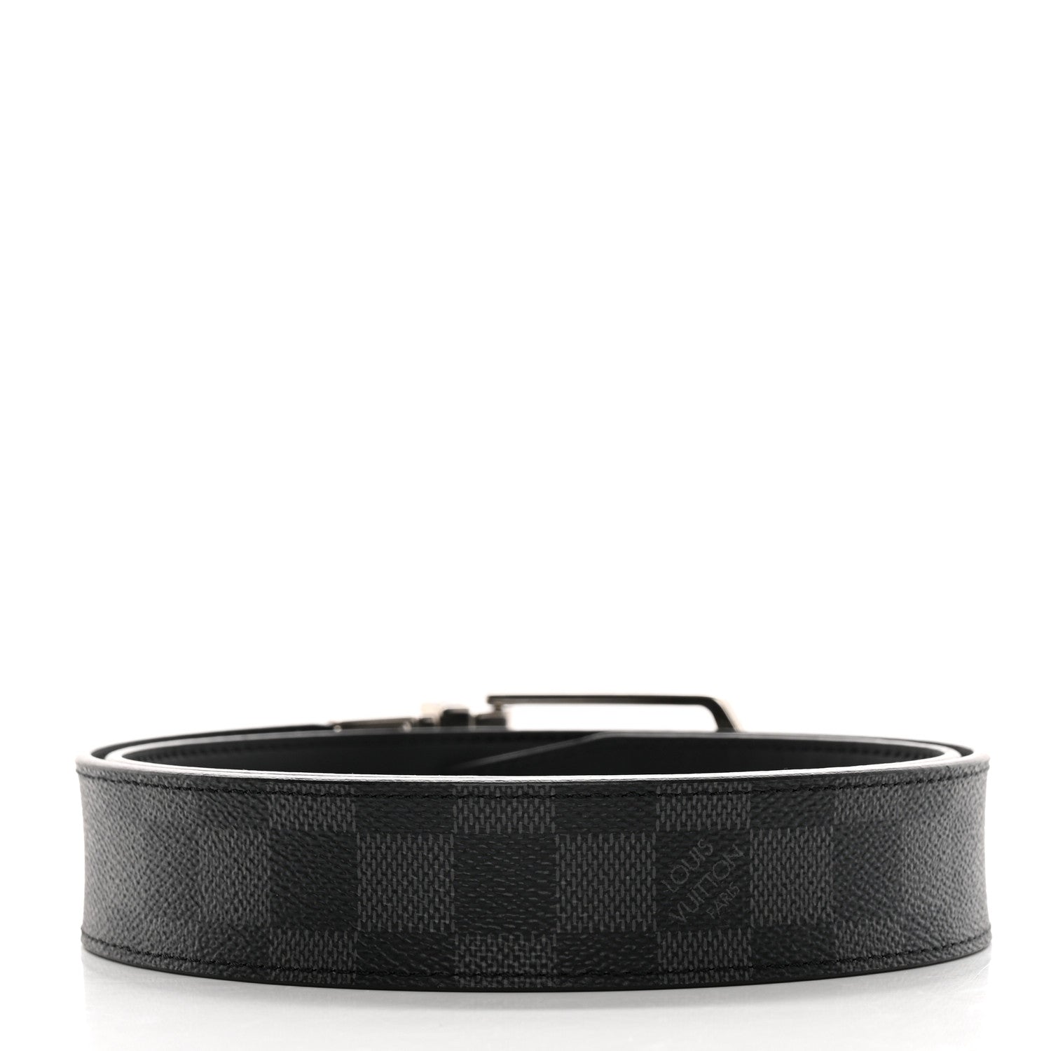 Louis Vuitton Damier Graphite Belt 2 of 6