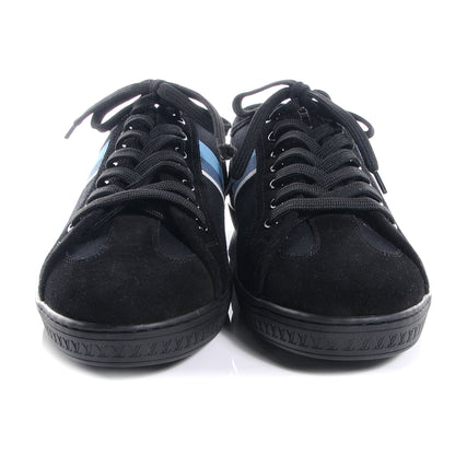 Louis Vuitton Suede Canvas Totem Sneakers 10 Black 2 of 7
