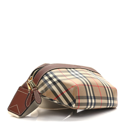 Burberry Nylon Vintage Check Medium Sonny Bum Bag Archive Beige Brown 3 of 8