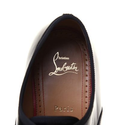 Christian Louboutin Calfskin Abrasivato Mens Alpha Pointe Spikes Flat Sneakers 43.5 Black 8 of 10