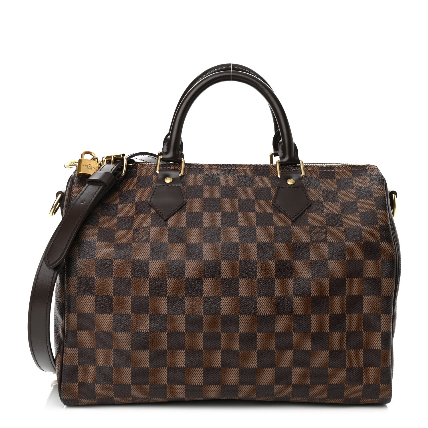 Louis Vuitton Damier Ebene Speedy Bandouliere 30 1 of 10