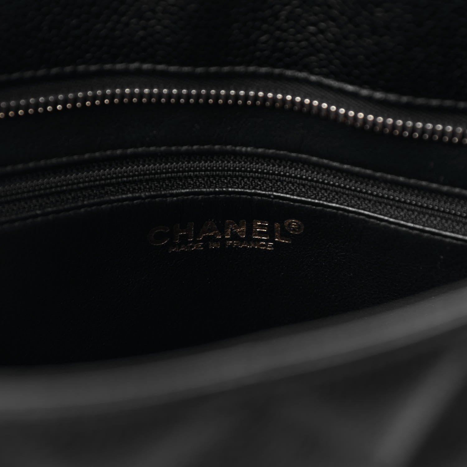 Chanel Caviar Quilted Medallion Tote Black 6 of 10