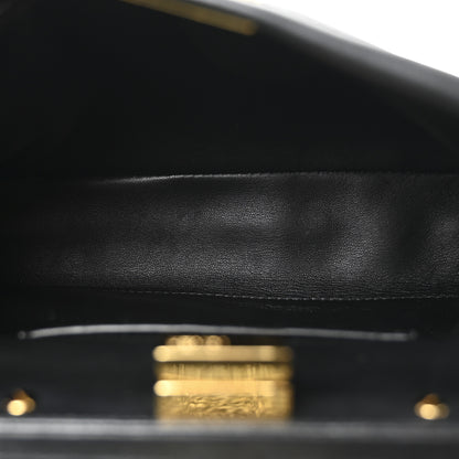 Fendi Nappa Mini Peekaboo Iconic Satchel Black 6 of 11