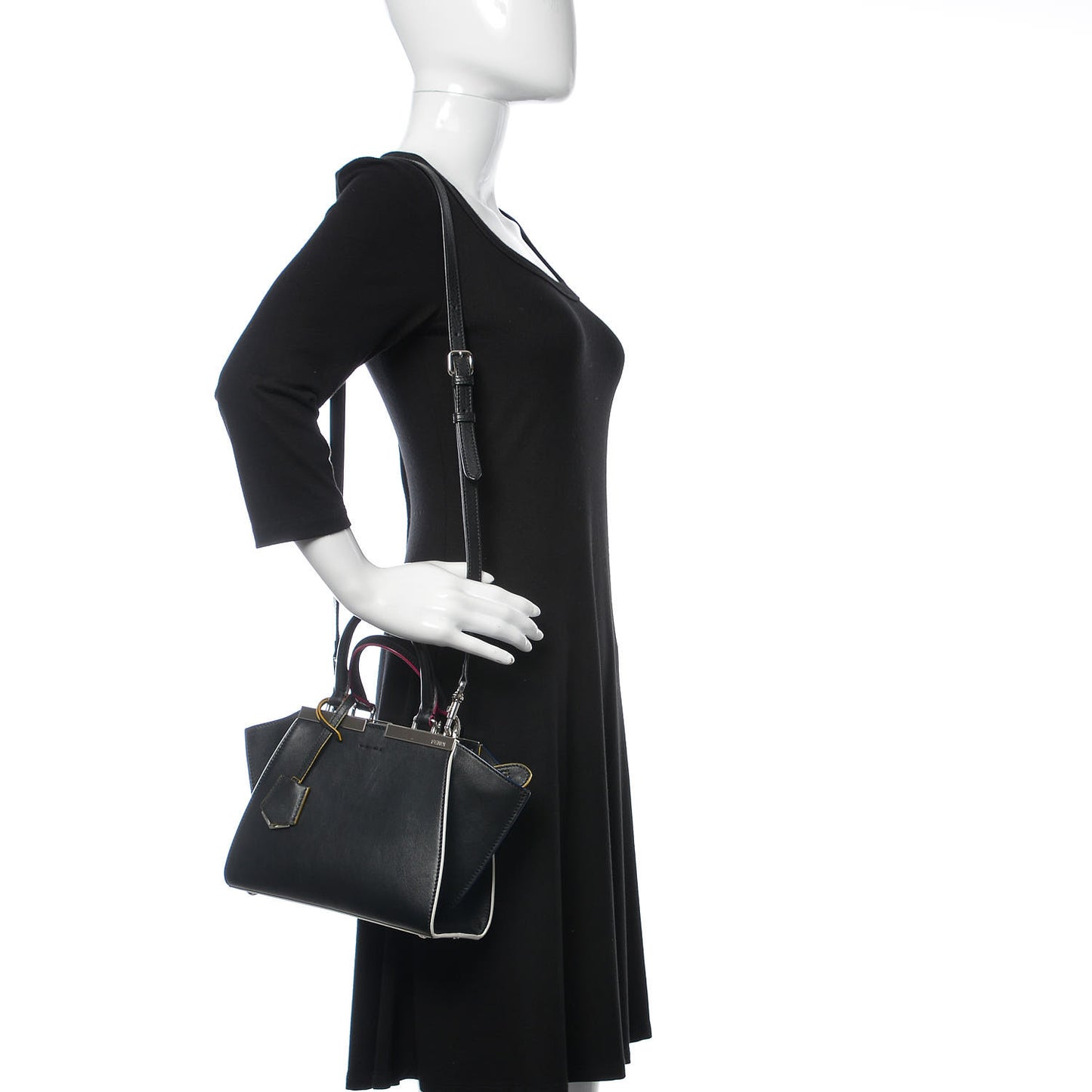 Vitello Dolce Mini 3Jours Tote Black