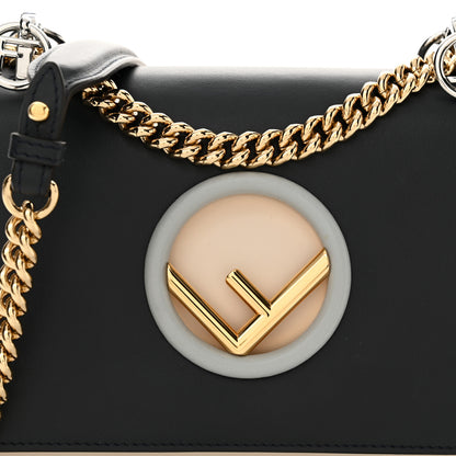 Fendi Vitello Century Opaco F is Fendi Small Kan I Shoulder Bag Blue Beige 8 of 12