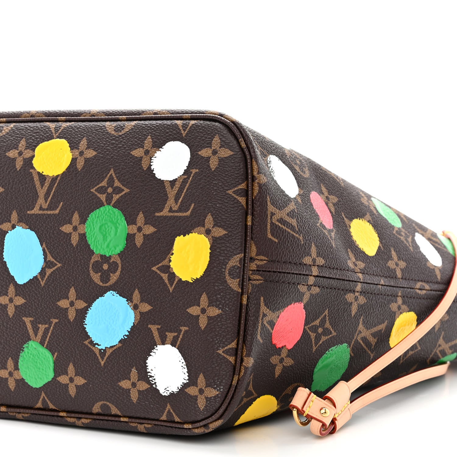 Louis Vuitton LV X YK Monogram Painted Dots Neverfull MM 12 of 12