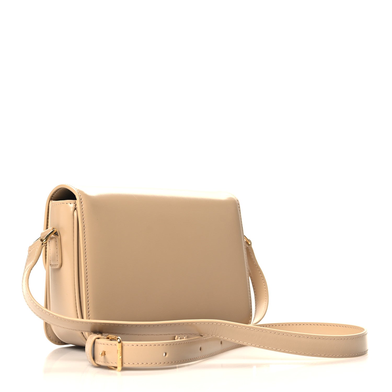 Celine Shiny Calfskin Teen Triomphe Nude 3 of 13