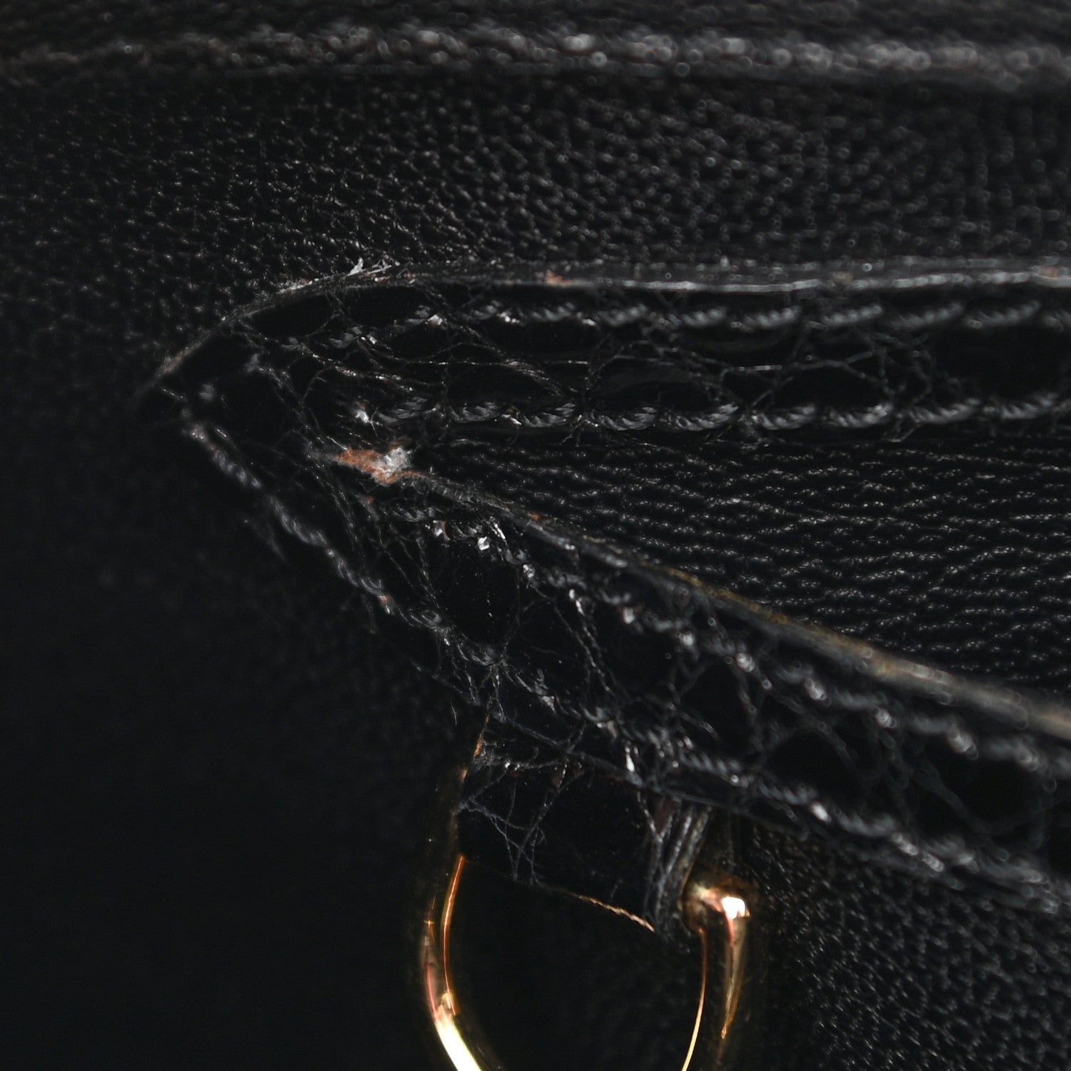 Louis Vuitton Alligator Tote Black 10 of 11