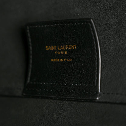Saint Laurent Calfskin North-South Shopping Tote Black 7 of 11