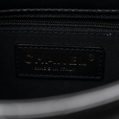 Chanel Lambskin Quilted Large CC Chain Flap Black 6 of 10