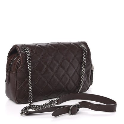 Chanel Calfskin Quilted Medium Coco Sporran Flap Brown 2 of 9