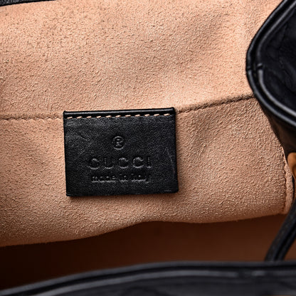 Gucci Calfskin Matelasse GG Marmont Flap Backpack Black 5 of 13