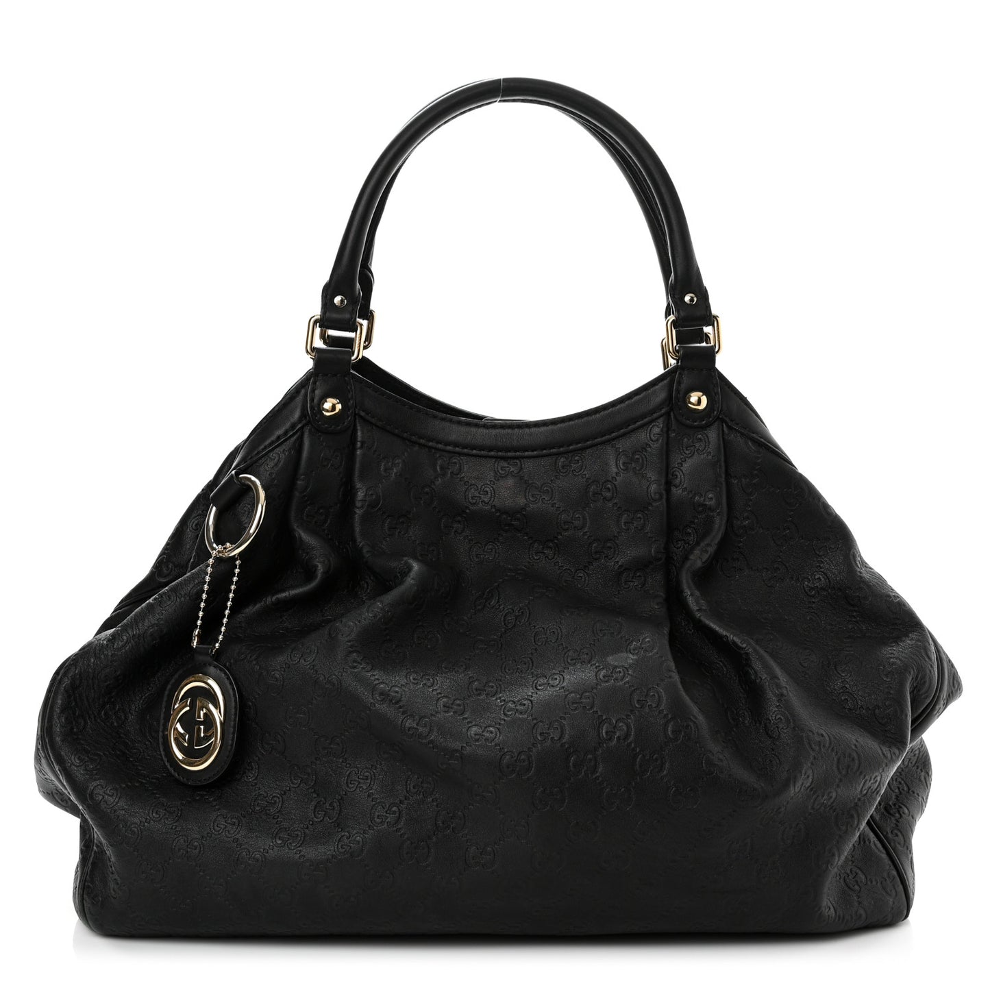 Guccissima Large Sukey Tote Black