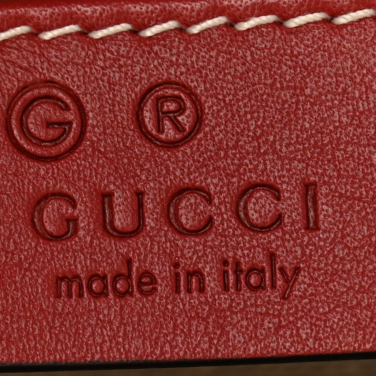 Soft Microguccissima Mini Dome Bag Rosso