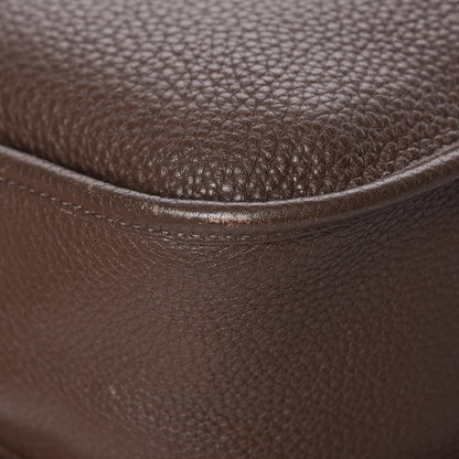 Hermes Taurillon Clemence Evelyne III GM Chocolate 9 of 11
