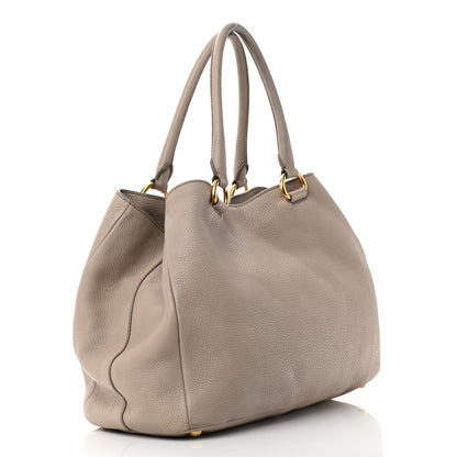 Prada Vitello Daino Pocket Tote Argilla 2 of 20