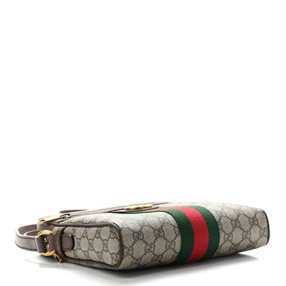 Gucci GG Supreme Monogram Web Small Ophidia Messenger Bag Brown 4 of 11