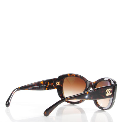 Chanel Tortoise Shell CC Sunglasses 5239 5 of 10