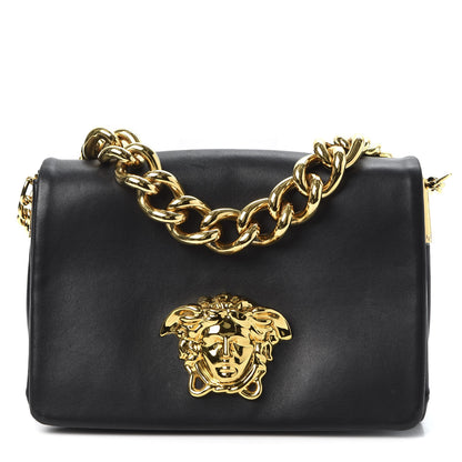 Versace Nappa Palazzo Sultan Shoulder Bag Black 1 of 8