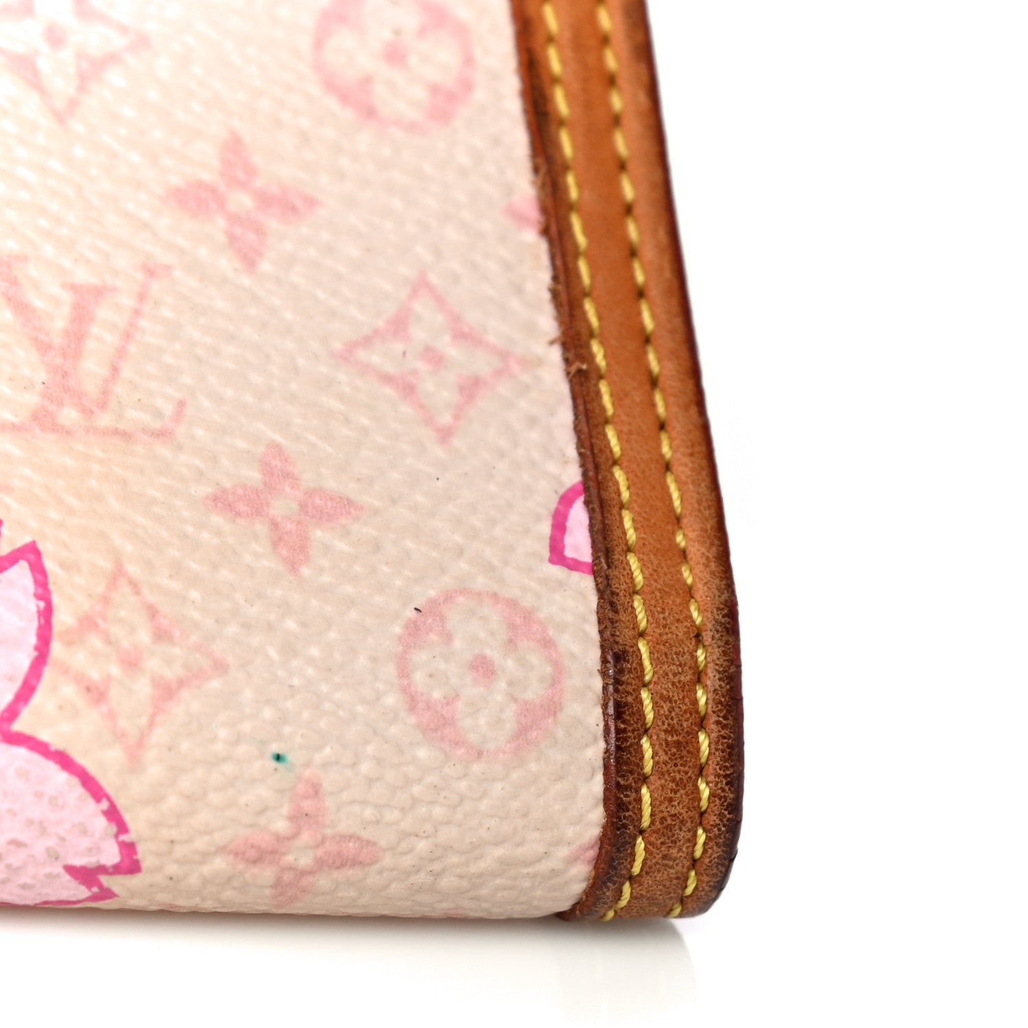 Louis Vuitton Monogram Cherry Blossom Porte Tresor International Wallet Pink 13 of 24