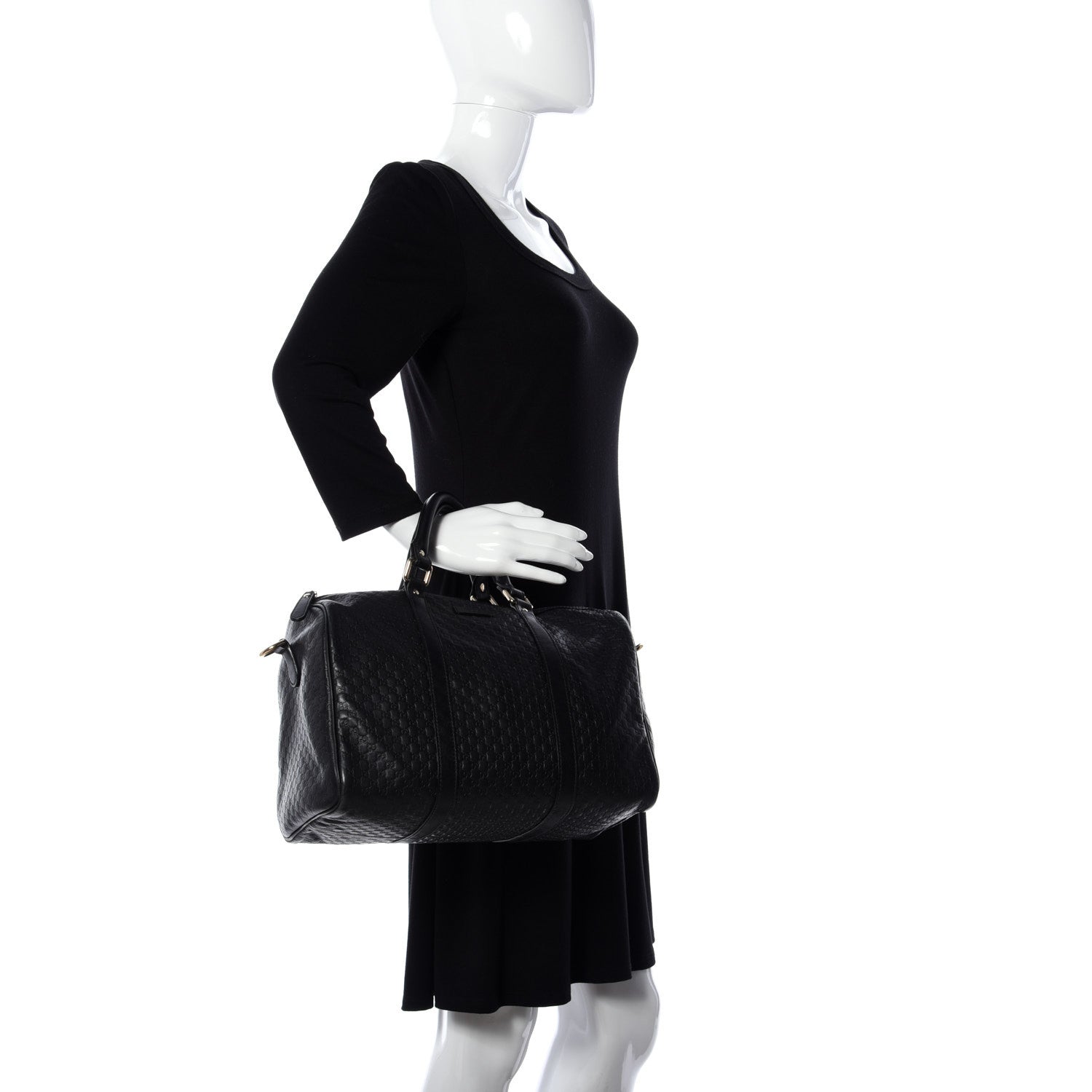 Gucci Microguccissima Medium Joy Boston Black 3 of 10