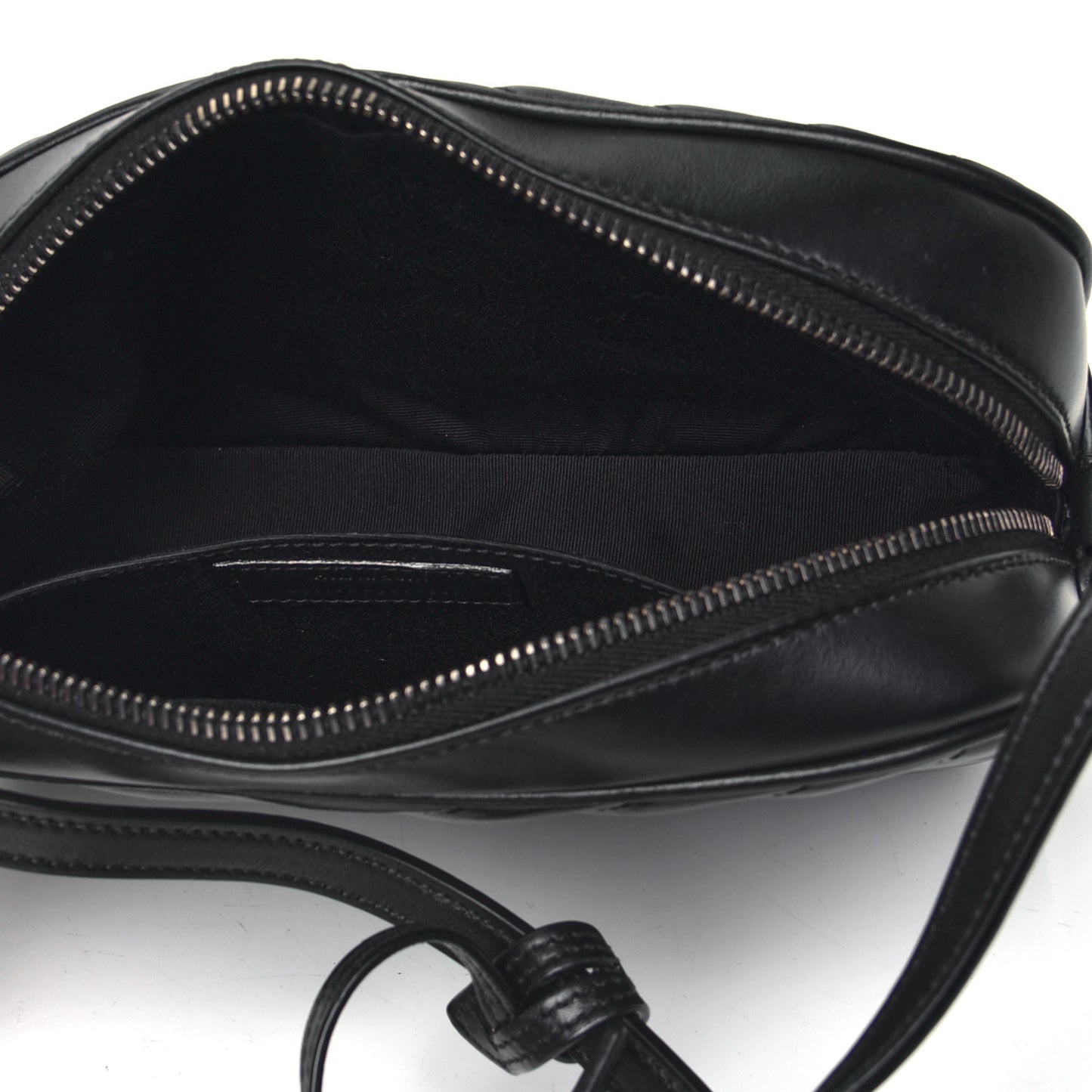 Calfskin Matelasse Monogram Lou Camera Bag Black