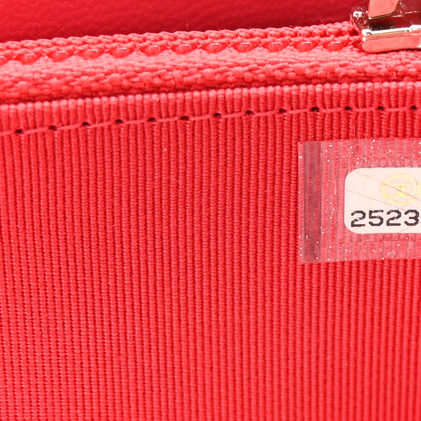 Lambskin Quilted Small Zip Around Wallet Red