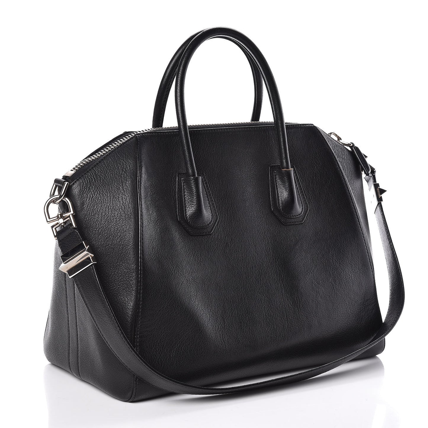Sugar Goatskin Medium Antigona Black