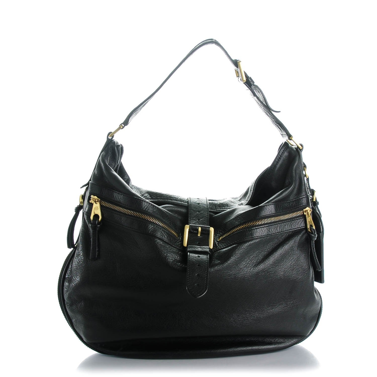 Mulberry Spongy Calfskin Mabel Hobo Black 1 of 8