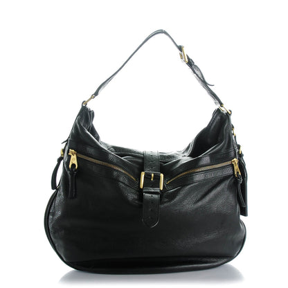 Mulberry Spongy Calfskin Mabel Hobo Black 1 of 8