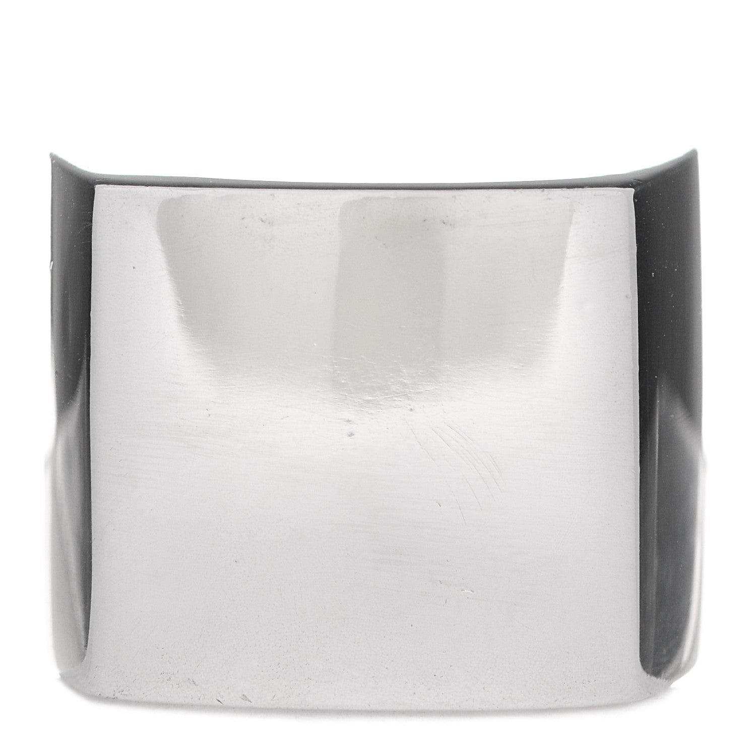 Gucci Sterling Silver Square Signet Ring 63 10.25 1 of 4