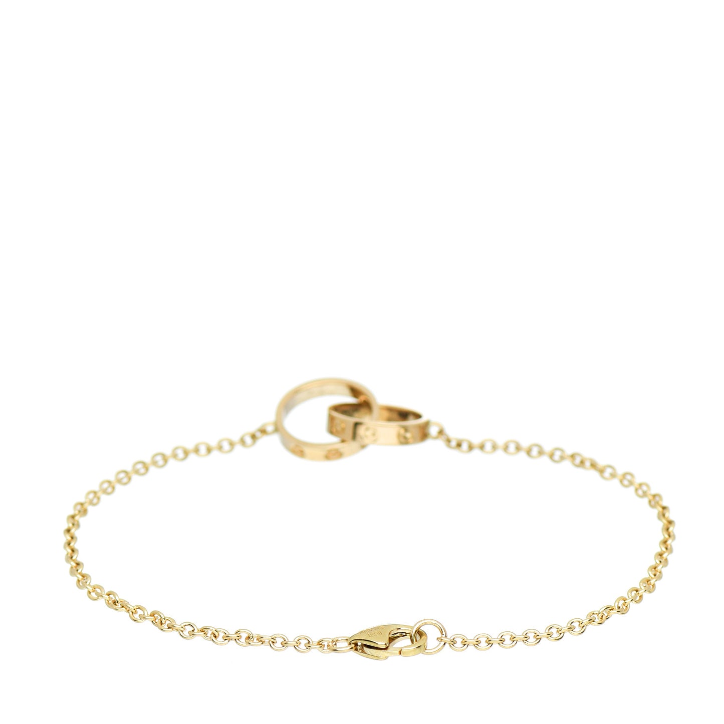 18K Yellow Gold Interlocking LOVE Bracelet