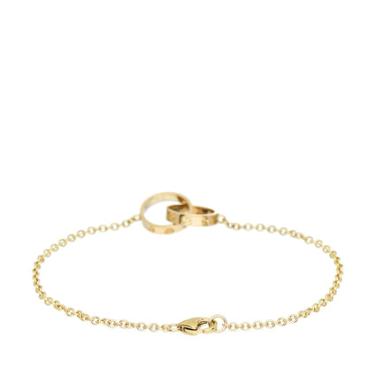 Cartier 18K Yellow Gold Interlocking LOVE Bracelet 3 of 4